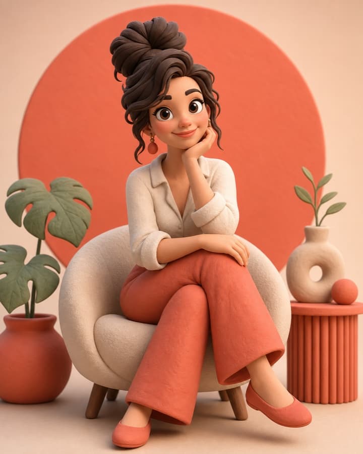 Clay 3D visual reference